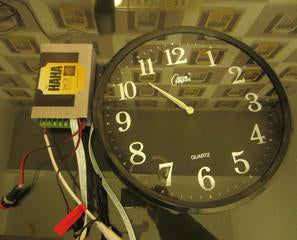 Escape room prop customized: Binary code clock prop